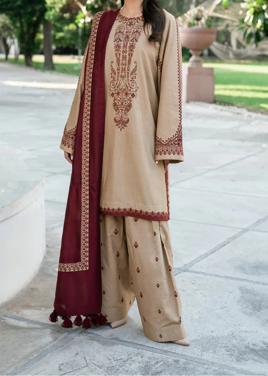 Printed Silk Suit
