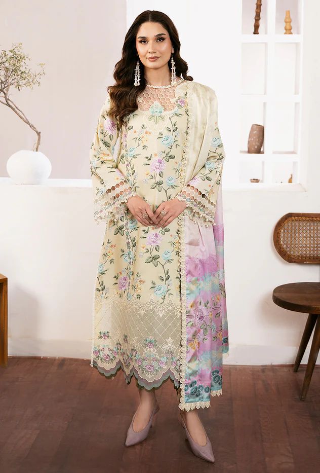 Printed Silk Suit